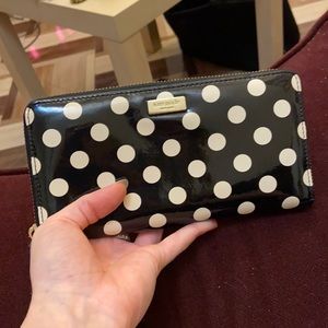 Kate Spade New York Polka Dot Clutch Wallet